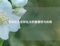 足彩比分足彩比分的重要性与应用
