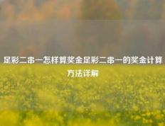 足彩二串一怎样算奖金足彩二串一的奖金计算方法详解