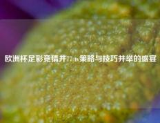 欧洲杯足彩竞猜并77 tv策略与技巧并举的盛宴