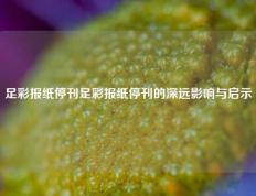 足彩报纸停刊足彩报纸停刊的深远影响与启示