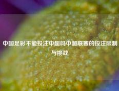 中国足彩不能投注中超吗中超联赛的投注限制与挑战