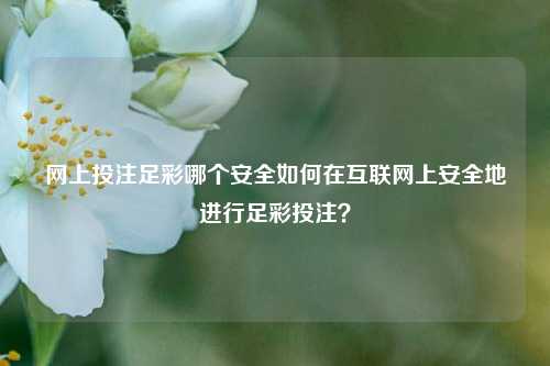 网上投注足彩哪个安全如何在互联网上安全地进行足彩投注？
