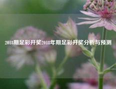 2018期足彩开奖2018年期足彩开奖分析与预测