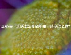 足彩6串一过4关怎么算足彩6串一过4关怎么算？