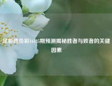 足彩胜负彩16185期预测揭秘胜者与败者的关键因素