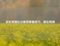 足彩竞猜比分推荐掌握技巧，赢在预测