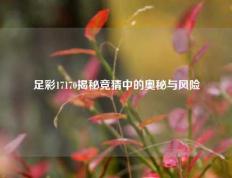 足彩17170揭秘竞猜中的奥秘与风险