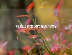 张路足彩靠谱吗是否可靠？