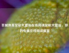 羊城体育足彩大富翁在线阅读足彩大富翁，你的专属在线阅读盛宴