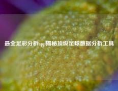 最全足彩分析app揭秘顶级足球数据分析工具