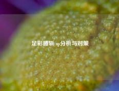 足彩腰斩 sp分析与对策