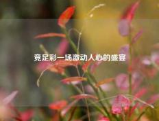 竞足彩一场激动人心的盛宴