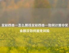 足彩四串一怎么算钱足彩四串一如何计算中奖金额及如何避免风险