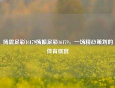 扬震足彩16179扬振足彩16179，一场精心策划的体育盛宴