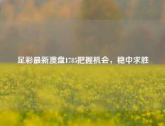 足彩最新澳盘1785把握机会，稳中求胜