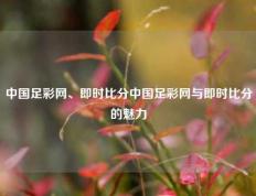 中国足彩网、即时比分中国足彩网与即时比分的魅力