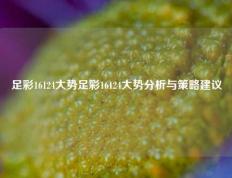 足彩16124大势足彩16124大势分析与策略建议
