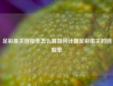 足彩串关回报率怎么算如何计算足彩串关的回报率