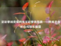 足彩单场竞猜网易足彩单场竞猜——网易平台的在线娱乐盛宴
