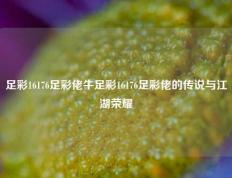 足彩16176足彩佬牛足彩16176足彩佬的传说与江湖荣耀