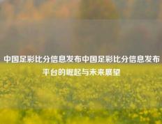中国足彩比分信息发布中国足彩比分信息发布平台的崛起与未来展望