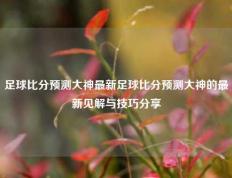 足球比分预测大神最新足球比分预测大神的最新见解与技巧分享