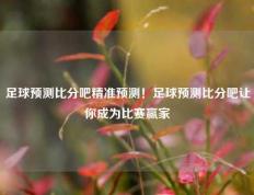 足球预测比分吧精准预测！足球预测比分吧让你成为比赛赢家