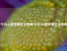今日cba篮球赛比分预测今日CBA篮球赛比分预测