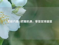 足彩六串22把握机遇，享受足球盛宴