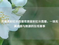 竞猜蓝彩比分直播竞猜蓝彩比分直播，一场充满激情与刺激的在线赛事