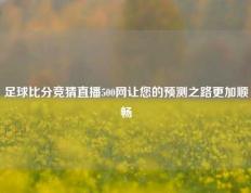 足球比分竞猜直播500网让您的预测之路更加顺畅