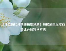 足球竞猜比分预测精准预测！揭秘顶级足球竞猜比分的科学方法