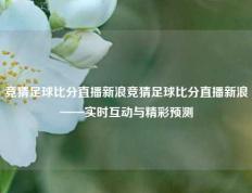 竞猜足球比分直播新浪竞猜足球比分直播新浪——实时互动与精彩预测