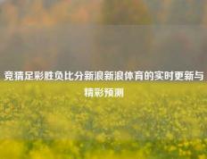 竞猜足彩胜负比分新浪新浪体育的实时更新与精彩预测
