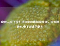 魔兽mg电子魔幻世界中的虚拟竞技场，探索魔兽MG电子游戏的魅力
