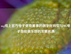 mg线上官方电子电竞赛事的数字化转型与MG电子竞技俱乐部的发展机遇