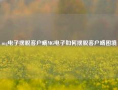 mg电子摆脱客户端MG电子如何摆脱客户端困境