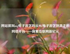 网站就叫mg电子游艺吗从MG电子游艺到真正的网络平台——探索互联网新纪元