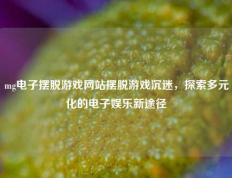 mg电子摆脱游戏网站摆脱游戏沉迷，探索多元化的电子娱乐新途径