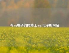 有mg电子的网站无 mg 电子的网站