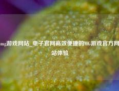 mg游戏网站_电子官网高效便捷的MG游戏官方网站体验