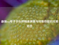 最强mg电子平台秤精准测量与可靠性能的完美结合