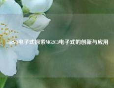 mg2c3电子式探索MG2C3电子式的创新与应用