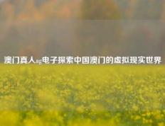 澳门真人ag电子探索中国澳门的虚拟现实世界