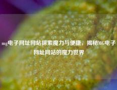 mg电子网址网站探索魔力与便捷，揭秘MG电子网址网站的魔力世界