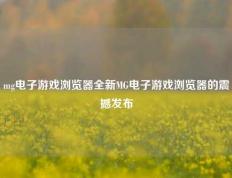 mg电子游戏浏览器全新MG电子游戏浏览器的震撼发布