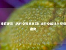 澳客足彩14场胜负澳客足彩14场胜负解析与预测指南