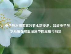 mg电子放水探索高效节水新技术，智能电子放水系统在农业灌溉中的应用与前景