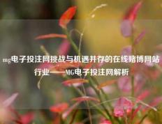 mg电子投注网挑战与机遇并存的在线赌博网站行业——MG电子投注网解析