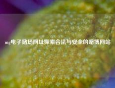 mg电子赌场网址探索合法与安全的赌博网站